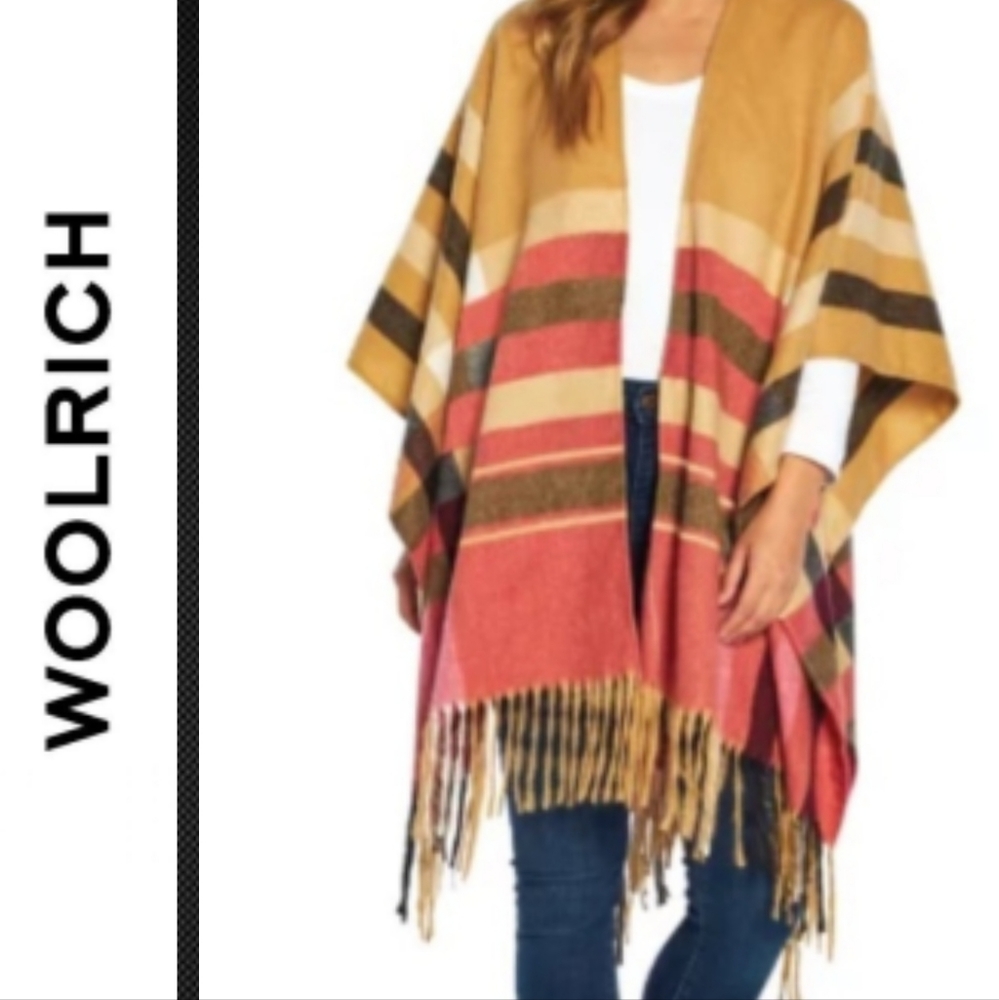 NEW Woolrich cozy blanket wrap Justine